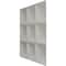 Ekena Millwork 19 5/8in. W x 19 5/8in. H Classic EnduraWall Decorative 3D Wall Panel Covers 2.67 Sq. Ft. WP20X20CLECE - alternate 2